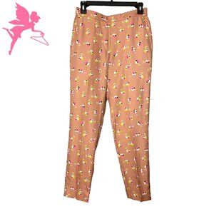 J. CREW Falling Pansies Satin Pants